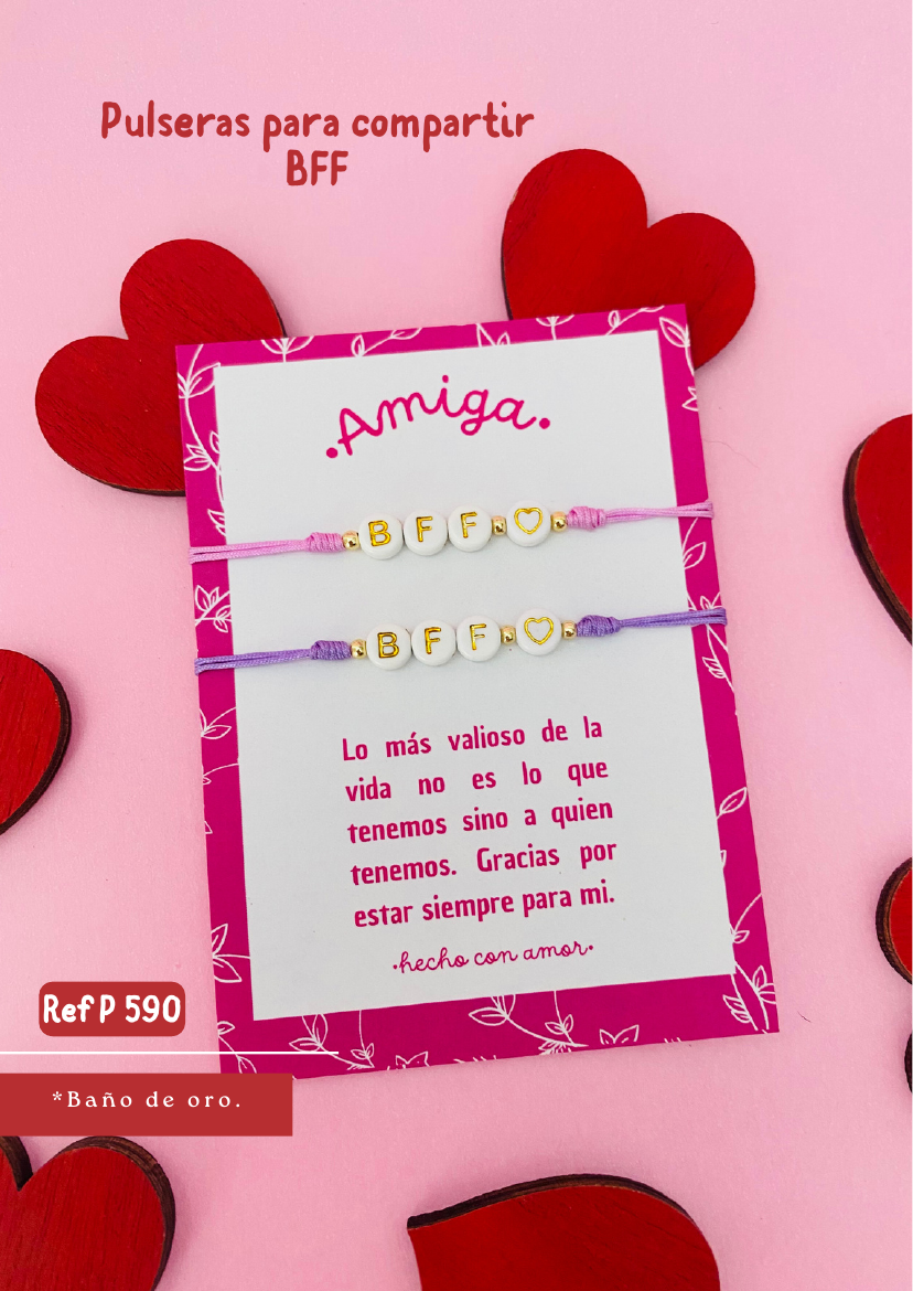 Pulseras para compartir BFF