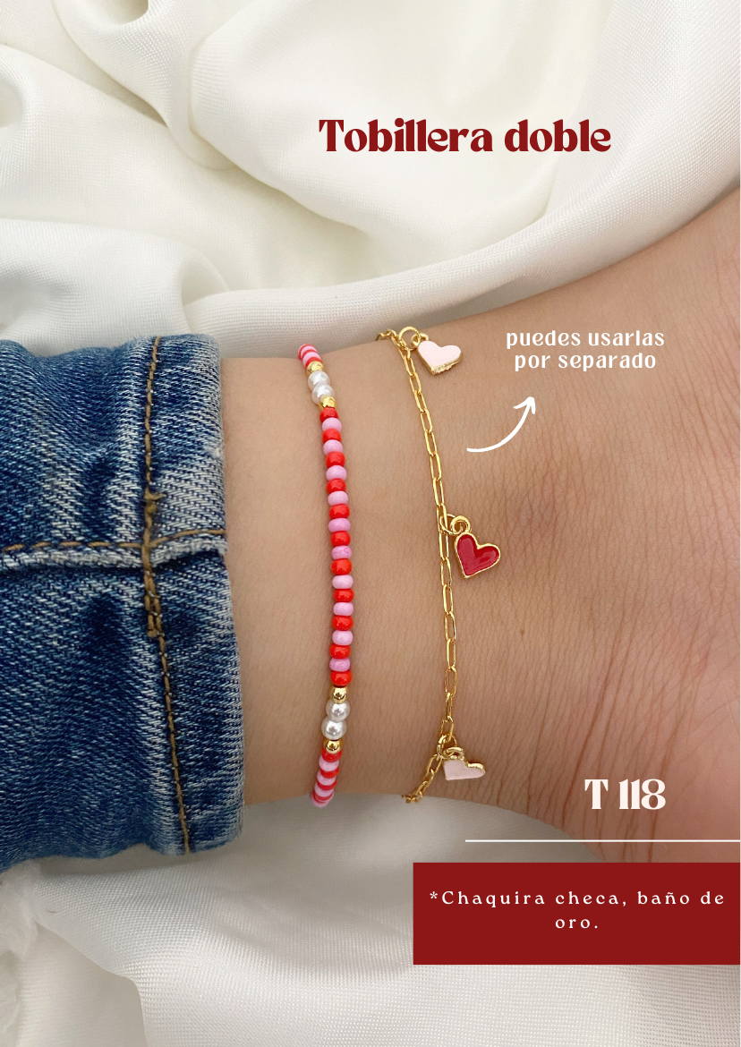 Tobillera doble