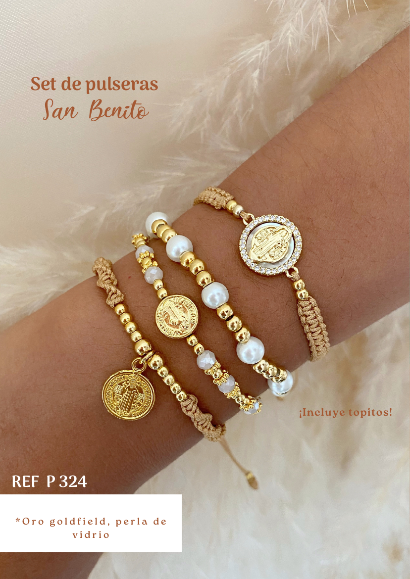 Set de pulseras San Benito