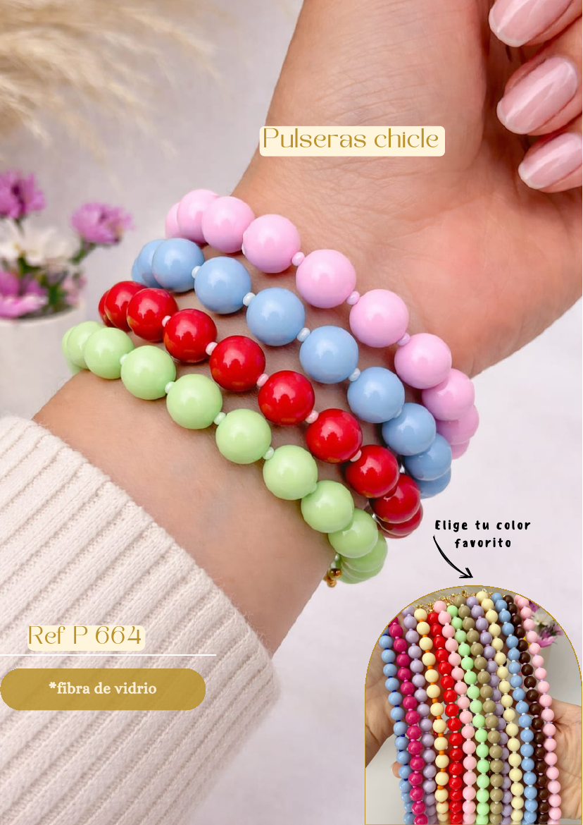 Pulseras chicle